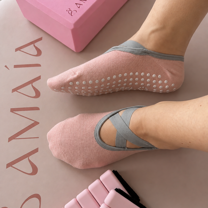 Pilates Socks - Blush