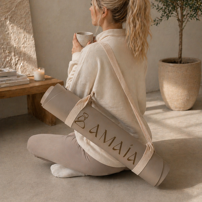 Bærestrop til pilatesmåtte - Beige