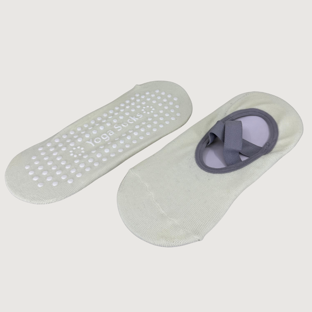 Pilates strømper - Beige