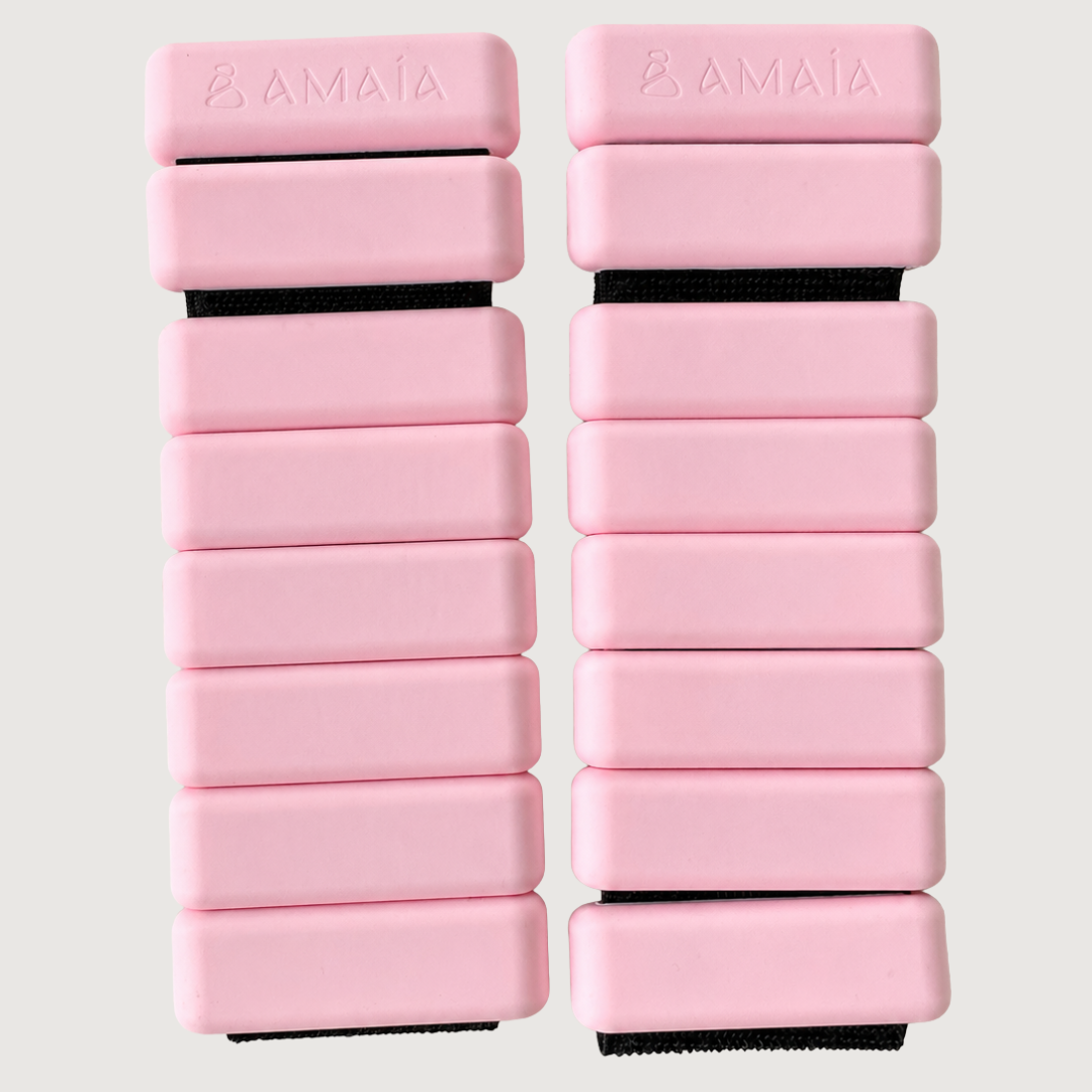 Håndledsvægte 2 x 0,5 kg - Blush