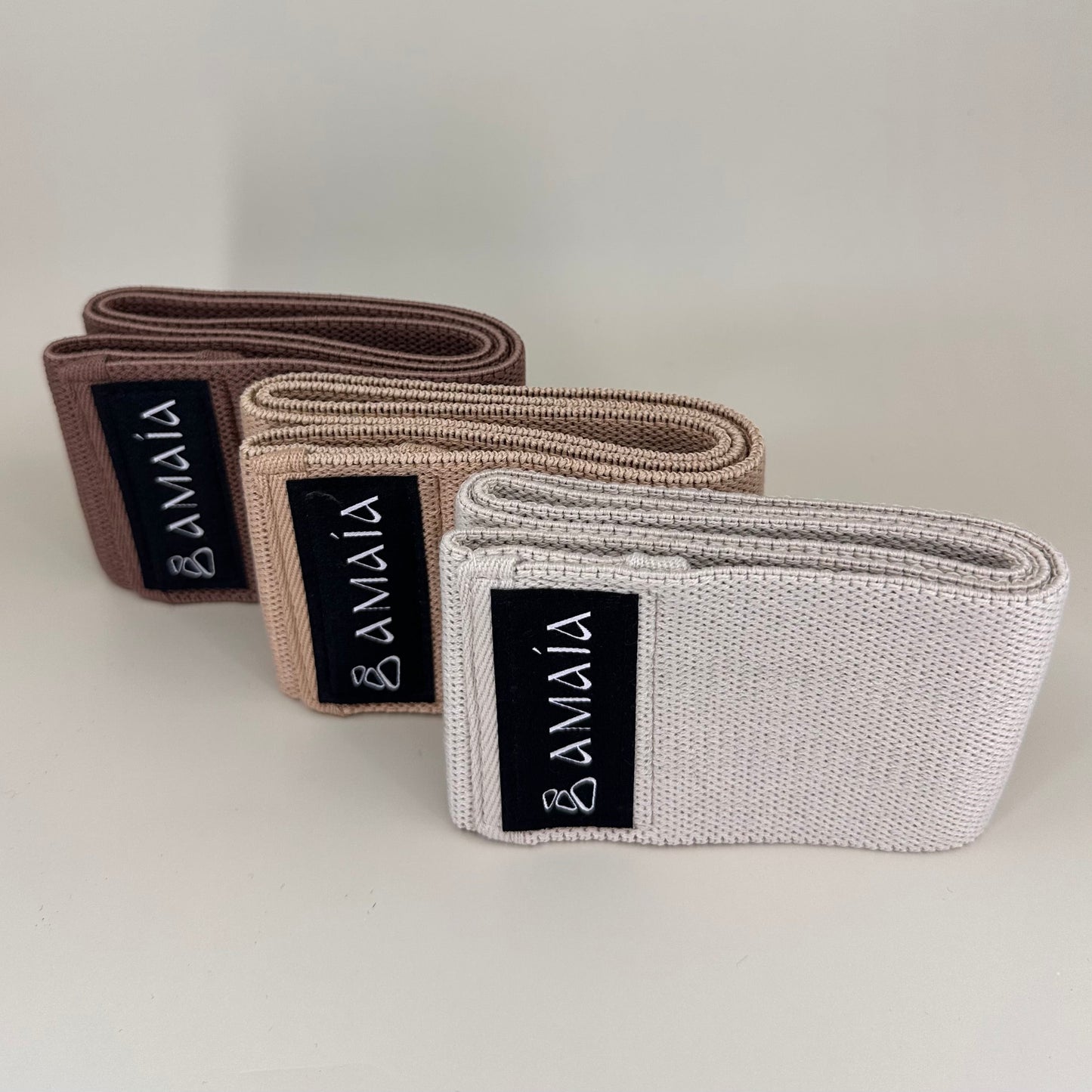 Elastikker 3 stk. - Beige