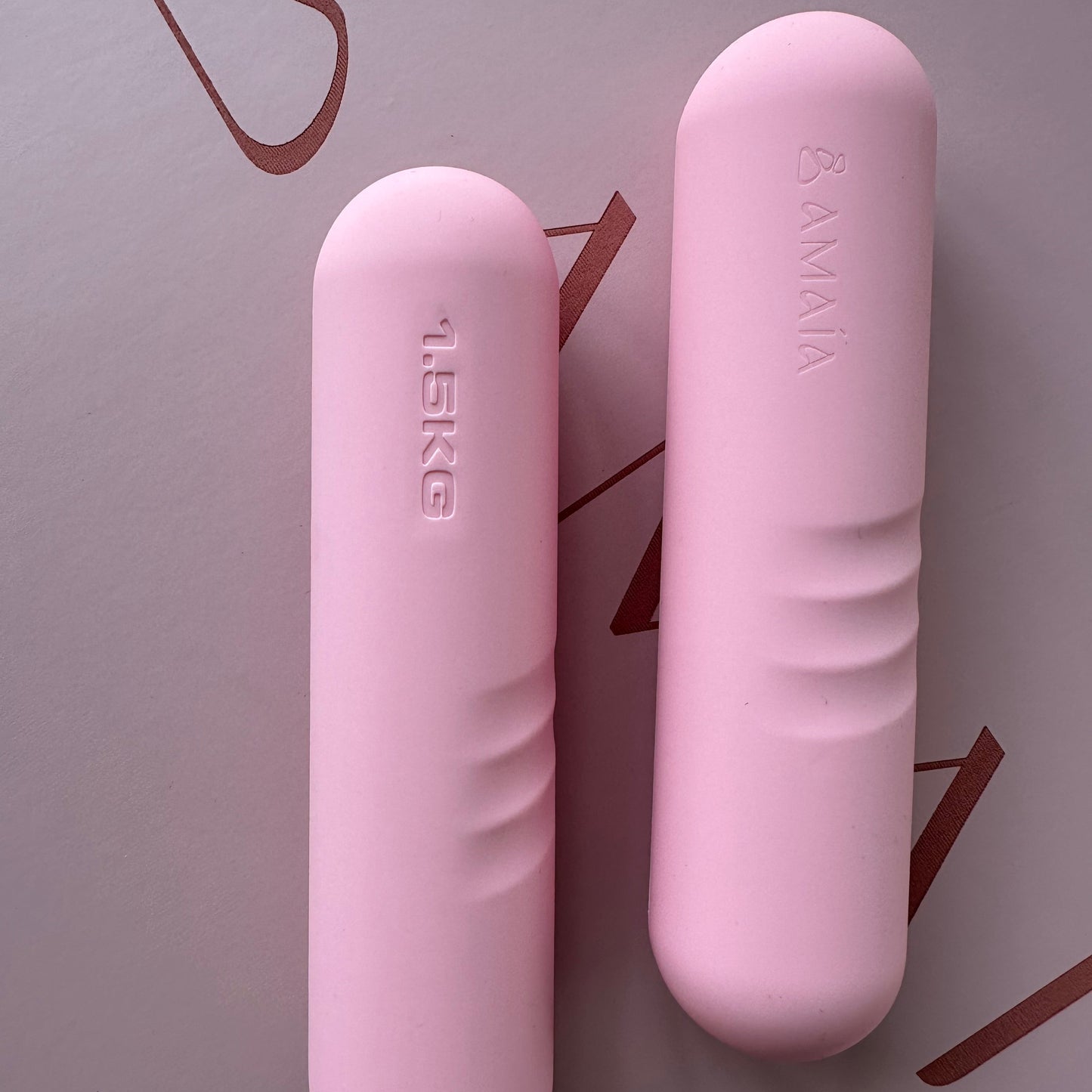 Håndvægte 2 x 1,5 kg - Blush
