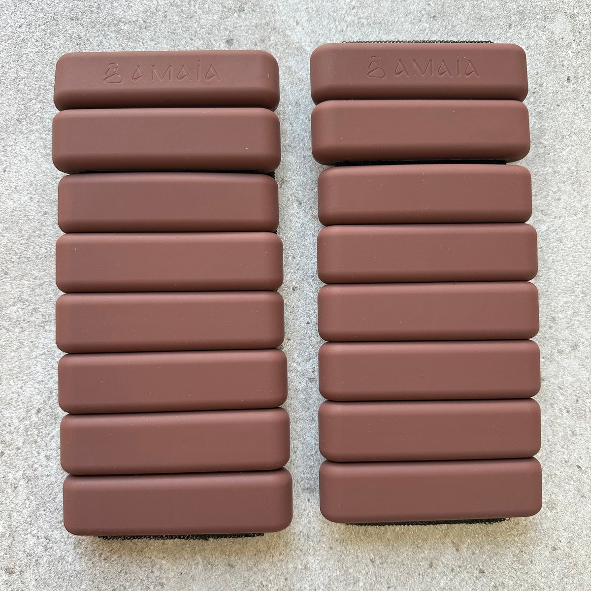 NYHED! Håndledsvægte 2 x 0,9 kg - Dark Brown